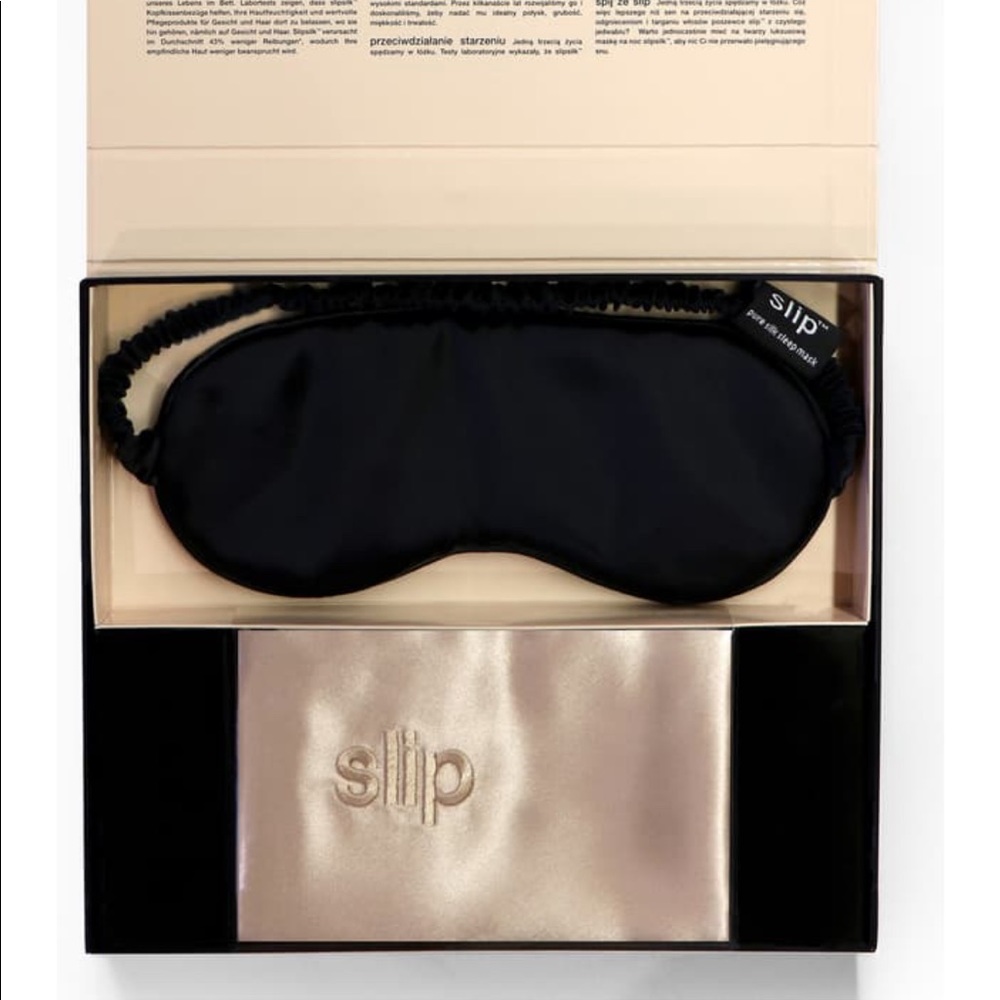 SLIPSILK BEAUTY SLEEP COLLECTION- mask and pillow